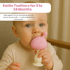 THE LITTLE LOOKERS Baby Silicone Teether Cum Rattle– Mushroom Shape | BPA-Free, Soft & Safe Teething Toy for Infants 3+ Months | Easy-Grip Design, Freezer Safe, Gum Soothing Teether for Babies