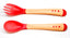 THE LITTLE LOOKERS Silicone Tip Heat Sensitive Silicone Spoons | Temperature Sensing Spoons | Spoon & Fork Set