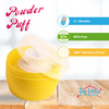 THE LITTLE LOOKERS Portable Baby Skin Care Baby Powder Puff with Box Holder Container for New Born and Kids for Baby Face and Body