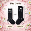 THE LITTLE LOOKERS Socks for Kids | Kid's Compact Cotton Stretch Solid Knee Length Sock | Stylish Socks | No Tightness | Cute Bow Pattern