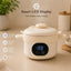 THE LITTLE LOOKERS Electric Baby Food Warmer Rechargeable Stainless Steel Bowl Smart LED Display USB Charging Portable Baby Feeding Bowl with Suction Plate | SUS304 Stainless Steel, Food Grade PP, One Touch Operation, Dual Heat Mode