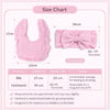 THE LITTLE LOOKERS Baby Hairband with Bib Set | Soft Cotton Headband & Muslin Bib Combo | Snap Button Closure Bib | Stretchable Headband | Newborn to Toddler (0–2 Years) | Gentle, Absorbent & Stylish Baby Accessory (Beige)