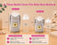 The Little Lookers Feeder Cover Sleeve with Handles | Soft Protective Bottle Holder for Baby Feeding Bottles | Water Proof/Resistant Bottle Cover with Anti-Slip Base | Fits Wide Neck / Philips Avent Bottles 125ml/4oz, 240ml/8oz & 330ml/11oz