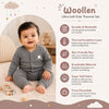THE LITTLE LOOKERS Kids Winter Thermal Wear | Unisex Fleece Innerwear Set for Baby Girl & Baby Boy | Warm Woolen T-Shirt & Bottom Set