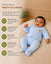 THE LITTLE LOOKERS New Born Baby Suit 5-Piece Set | Soft Polyester Quilted Top, Cap, Bib & 2 Bottoms (Open/Folded Feet)| Warm Clothing Set for Babies
