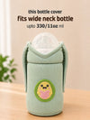 The Little Lookers Feeder Cover Sleeve with Handles | Soft Protective Bottle Holder for Baby Feeding Bottles | Water Proof/Resistant Bottle Cover with Anti-Slip Base | Fits Wide Neck / Philips Avent Bottles 240ml/8oz & 330ml/11oz