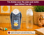 The Little Lookers Feeder Cover Sleeve with Handles | Soft Protective Bottle Holder for Baby Feeding Bottles | Water Proof/Resistant Bottle Cover with Anti-Slip Base | Fits Wide Neck / Philips Avent Bottles 240ml/8oz & 330ml/11oz