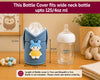 The Little Lookers Feeder Cover Sleeve with Handles | Soft Protective Bottle Holder for Baby Feeding Bottles | Water Proof/Resistant Bottle Cover with Anti-Slip Base | Fits Wide Neck / Philips Avent Bottles Up to 125ml/4oz