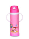 THE LITTLE LOOKERS Stainless Steel Sipper Bottle for Kids/Sipper Bottle with Straw/Travelling Water Bottle for Kids with Straw - 450ml