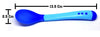 THE LITTLE LOOKERS Silicone Tip Heat Sensitive Silicone Spoons | Temperature Sensing Spoons | Spoon & Fork Set