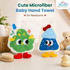 THE LITTLE LOOKERS Cute Microfiber Baby Hand Towel for Newborns | Kids Hand Towel | Quick Dry I Super Absorbent, Super Soft Washclothes for Infants,Babies,Toddlers