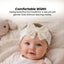THE LITTLE LOOKERS Baby Hairband | Lace Bow Headbands | Stretchable & Lightweight | Headband for Newborns, Infants & Girls | Soft Elastic Cotton Hair Band