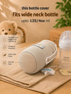 The Little Lookers Feeder Cover Sleeve with Handles | Soft Protective Bottle Holder for Baby Feeding Bottles | Water Proof/Resistant Bottle Cover with Anti-Slip Base | Fits Wide Neck / Philips Avent Bottles 125ml/4oz, 240ml/8oz & 330ml/11oz