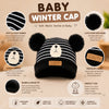 THE LITTLE LOOKERS Baby Winter Wool Cap with Double Pom Pom | Soft Knitted Beanie Hat for Boys & Girls | Warm Stretchable Acrylic Wool Cap for Infants & Toddlers (0-2 Years)