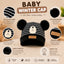 THE LITTLE LOOKERS Baby Winter Wool Cap with Double Pom Pom | Soft Knitted Beanie Hat for Boys & Girls | Warm Stretchable Acrylic Wool Cap for Infants & Toddlers (0-2 Years)