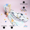 THE LITTLE LOOKERS 100% Hosiery Cotton Reusable Extra Soft Face Towels Washcloth for New Born Babies Color & Prints May Vary