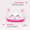 THE LITTLE LOOKERS Cartoon Soap Case Bathtub Soap Box, Soap Dish Holder for Kids, Bathroom Soap Stand, Soap Stand with Cover (Bunny)