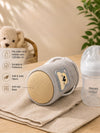 The Little Lookers Feeder Cover Sleeve with Handles | Soft Protective Bottle Holder for Baby Feeding Bottles | Water Proof/Resistant Bottle Cover with Anti-Slip Base | Fits Wide Neck / Philips Avent Bottles Up to 125ml/4oz
