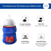 THE LITTLE LOOKERS Bottle Cover for Philips Avent/Wide Neck Feeders Soft Plush Stretchable Baby Feeding Bottle Cover with Easy to Hold Strap
