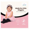 The Little Lookers Girls Cotton Knit Stockings with Flower – Soft Stretch Baby & Kids Tights