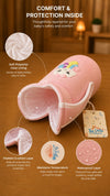 The Little Lookers Feeder Cover Sleeve with Handles | Soft Protective Bottle Holder for Baby Feeding Bottles | Water Proof/Resistant Bottle Cover with Anti-Slip Base | Fits Wide Neck / Philips Avent Bottles 240ml/8oz & 330ml/11oz