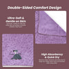 THE LITTLE LOOKERS Microfiber Premium Soft Baby Towel with Cute Embroidery Design | Ultra-Soft & Highly Absorbent | Lightweight & Gentle | Ideal for Newborns & Toddlers (0–2 Years) | Multi-Purpose Use