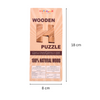TOYPENTER H&T-Shaped Puzzle Wooden Brain Puzzles for Kids & Adult Challenge Wooden Brain Teasers Puzzle Games for Family Party Favor - Brain Games for Kids & Toddlers