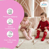 THE LITTLE LOOKERS Socks for Kids | Kid's Compact Cotton Stretch Solid Knee Length Sock | Stylish Socks | No Tightness | High-Top, Bow Pattern