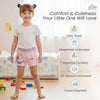 THE LITTLE LOOKERS Underwear for Baby Girl | Cotton Soft and Comfortable Kids Innerwear | Undergarment | Various Cute Patterns | Multicolor (Pack of 4)