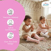 THE LITTLE LOOKERS Socks for Kids | Kid's Compact Cotton Stretch Solid Knee Length Sock | Stylish Socks | No Tightness | High-Top, Bow Pattern