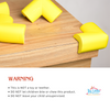 THE LITTLE LOOKERS Baby Proofing L-Shaped Corner Guards | Child Safety Edge Protectors | Baby Safety Furniture Cushion Corner | with Adhesive Tape for Babies/Kids/Children