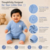 THE LITTLE LOOKERS Kids Winter Thermal Wear | Unisex Fleece Innerwear Set for Baby Girl & Baby Boy | Warm Woolen T-Shirt & Bottom Set
