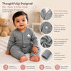 THE LITTLE LOOKERS Kids Winter Thermal Wear | Unisex Fleece Innerwear Set for Baby Girl & Baby Boy | Warm Woolen T-Shirt & Bottom Set