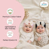 THE LITTLE LOOKERS Baby Hairband | Lace Bow Headbands | Stretchable & Lightweight | Headband for Newborns, Infants & Girls | Soft Elastic Cotton Hair Band