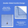THE LITTLE LOOKERS Microfiber Premium Soft Baby Towel with Cute Embroidery Design | Ultra-Soft & Highly Absorbent | Lightweight & Gentle | Ideal for Newborns & Toddlers (0–2 Years) | Multi-Purpose Use