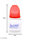 The Little Lookers Anti-Colic Glass Feeding Bottle with Silicone Sleeve | High Borosilicate Glass | BPA Free | Ultra Soft Flow Control Nipple | Leak-Proof Cap | Microwave & Dishwasher Safe | 0+ Months ( Pack of 2)