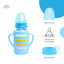 The Little Lookers High Borosilicate Glass Feeding Bottle with Handle Silicon Cover for Baby/Feeder for Newborn | Super Soft Flow Control & Anti Colic Nipple for Infants/Toddlers(Pack of 2)