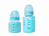 The Little Lookers High Borosilicate Glass Feeding Bottle for Baby/Feeder for Newborn |Super Soft Flow Control & Anti Colic Nipple for Infants/Toddlers(Pack of 2)