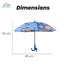 THE LITTLE LOOKERS Umbrella for Kids | Cute Printed Children Umbrellas | Stylish & Cute Mini Rain Umbrella for Children | Portable, Waterproof & Lightweight | for Girls and Boys