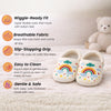 THE LITTLE LOOKERS Shoes for Baby | Cotton Shoe | Footwear | Prewalking Shoes for Babies | Soft & Comfortable Sole | Baby Walker Booties for Infants, Babies (Unisex)