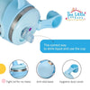 THE LITTLE LOOKERS Stainless Steel Sipper Bottle/Sippy Cup for Babies/Kids | Nozzle Indicator | Spill-Resistant | Sipper with Straw | BPA-Free | Easy Grip Cup | Toddler & Kids Milk Cup