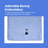 THE LITTLE LOOKERS Microfiber Premium Soft Baby Towel with Cute Embroidery Design | Ultra-Soft & Highly Absorbent | Lightweight & Gentle | Ideal for Newborns & Toddlers (0–2 Years) | Multi-Purpose Use