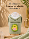 The Little Lookers Feeder Cover Sleeve with Handles | Soft Protective Bottle Holder for Baby Feeding Bottles | Water Proof/Resistant Bottle Cover with Anti-Slip Base | Fits Wide Neck / Philips Avent Bottles Up to 125ml/4oz
