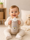 The Little Lookers Feeder Cover Sleeve with Handles | Soft Protective Bottle Holder for Baby Feeding Bottles | Water Proof/Resistant Bottle Cover with Anti-Slip Base | Fits Wide Neck / Philips Avent Bottles 240ml/8oz & 330ml/11oz