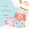 THE LITTLE LOOKERS Underwear for Baby Girl | Cotton Soft and Comfortable Kids Innerwear | Undergarment | Various Cute Patterns | Multicolor (Pack of 4)