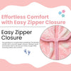THE LITTLE LOOKERS Zipper Baby Blanket - Soft and Breathable Baby Wrapper, Swaddle for New Born Baby/Infants - Blue