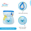 THE LITTLE LOOKERS Soft Plush Stretchable Baby Feeding Bottle Cover with Easy to Hold Strap and Zip l Feeding Bottles Cover