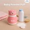 THE LITTLE LOOKERS Portable Baby Skin Care Baby Powder Puff With Box Holder Container For New Born & Kids For Baby Face & Body