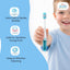 THE LITTLE LOOKERS Kids Toothbrush | Soft Bristles for Gentle Clean | Glitter Toothbrush | Easy To Hold Handle | Manual Toothbrushes for Babies/Kids/Toddlers