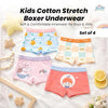THE LITTLE LOOKERS Underwear for Baby Girl | Cotton Soft and Comfortable Kids Innerwear | Undergarment | Various Cute Patterns | Multicolor (Pack of 4)